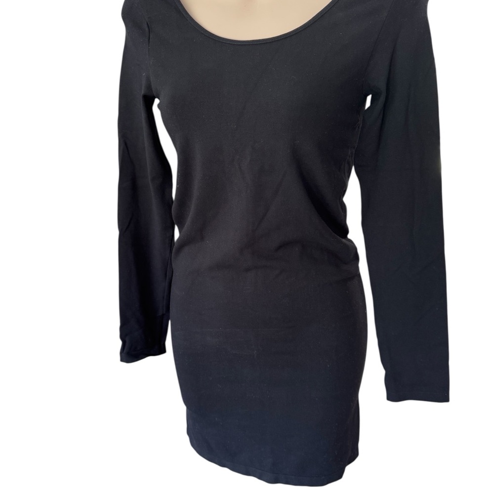 M RENA black stretchy dress, OS
